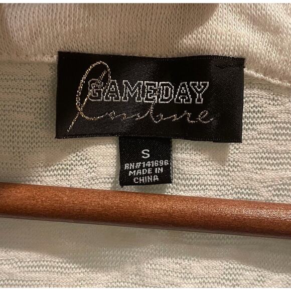 UF Gators Gameday Couture Tunic Women S White Blue Swim Cover Up Florida READ - Picture 2 of 9